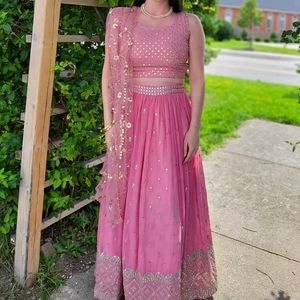 SOLD | PINK LEHENGA 3 PIECES